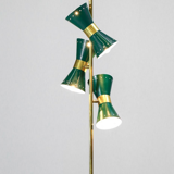 Lampadaire diabolo vert