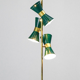Green diabolo floor lamp