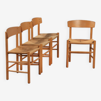 4 Borge Mogensen chairs model J39