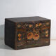 Antique chest painted in pine wood – China, circa 1900