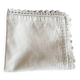 A handmade lace cushion cover
