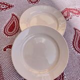 Powder pink plates St-Amand