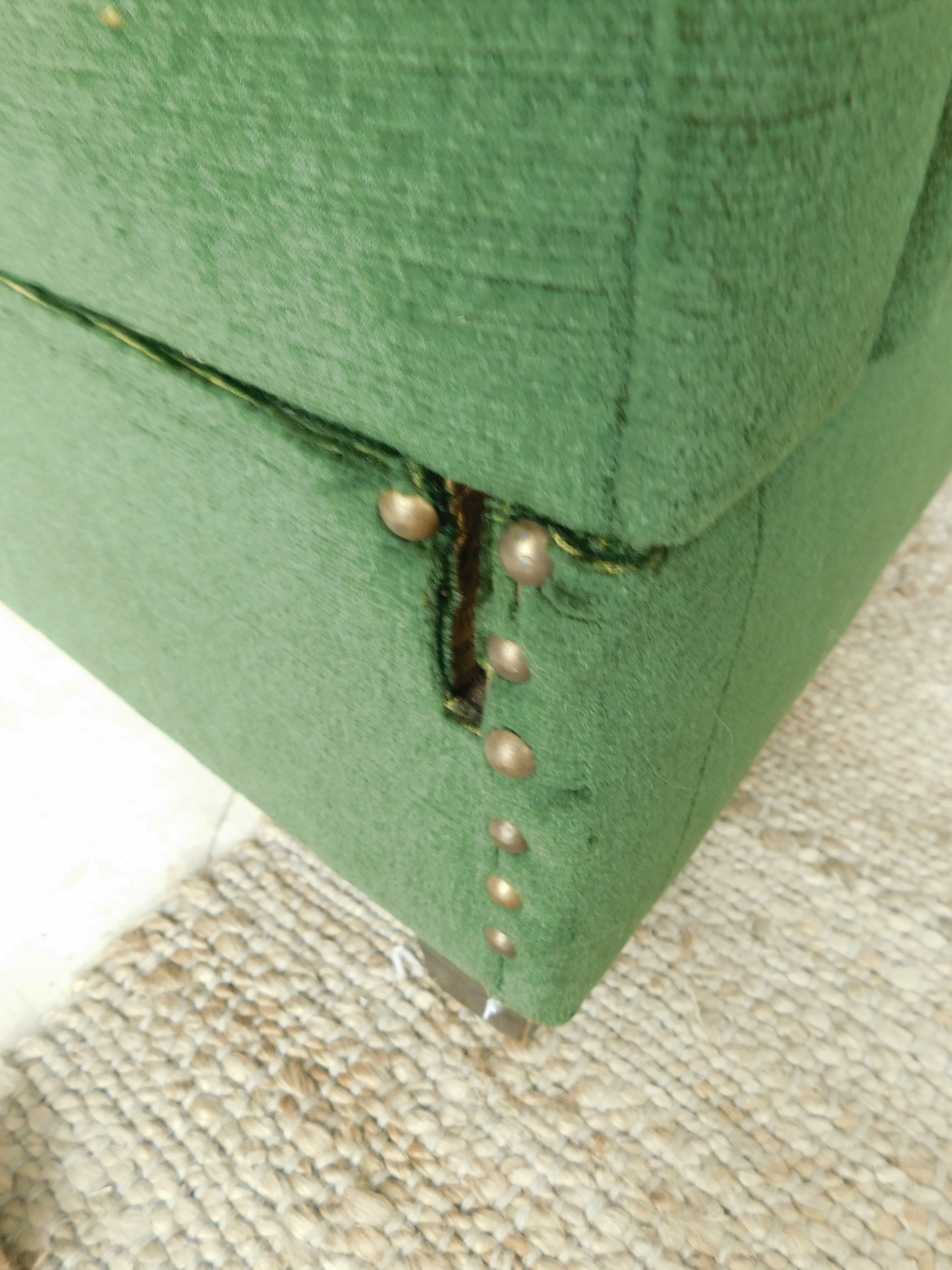 Vintage green couch