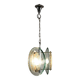 Suspension vintage des années 1960 en verre et métal, Italie