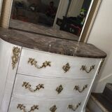 Patinated chest of drawers Louis XV style