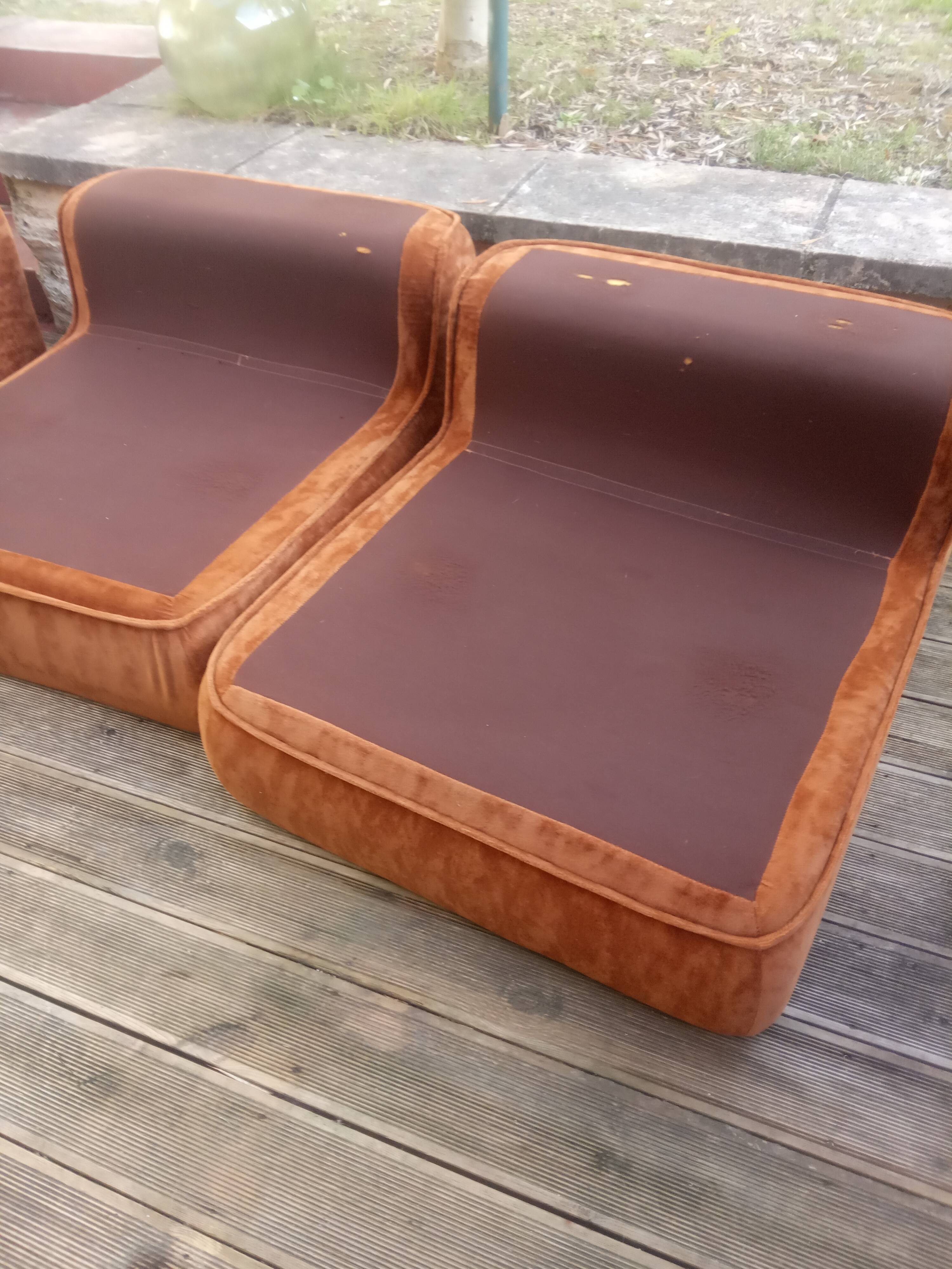 Vintage modular sofa 1970s