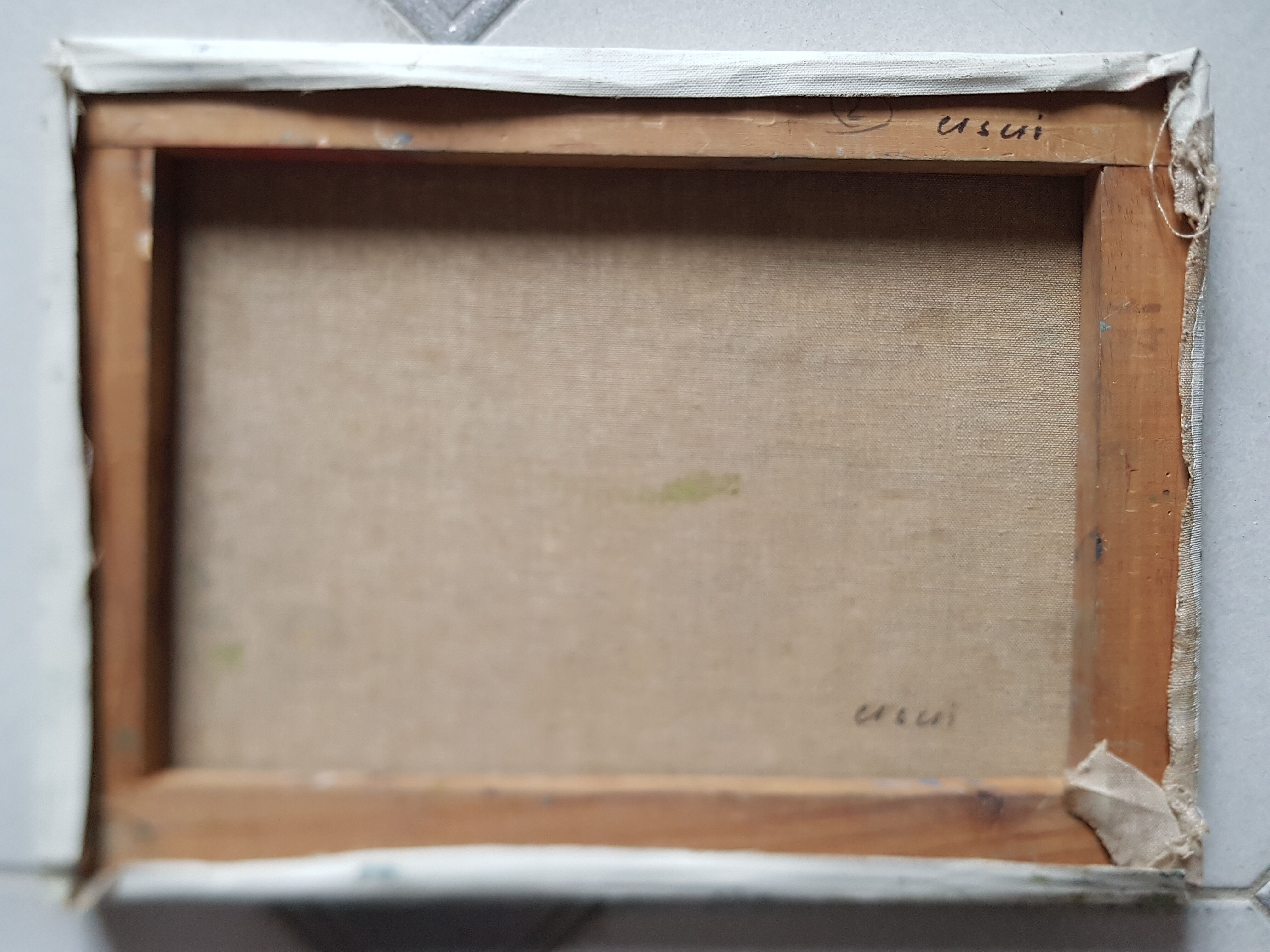 Painting by Nagao USUI: "Landscape of Provence"