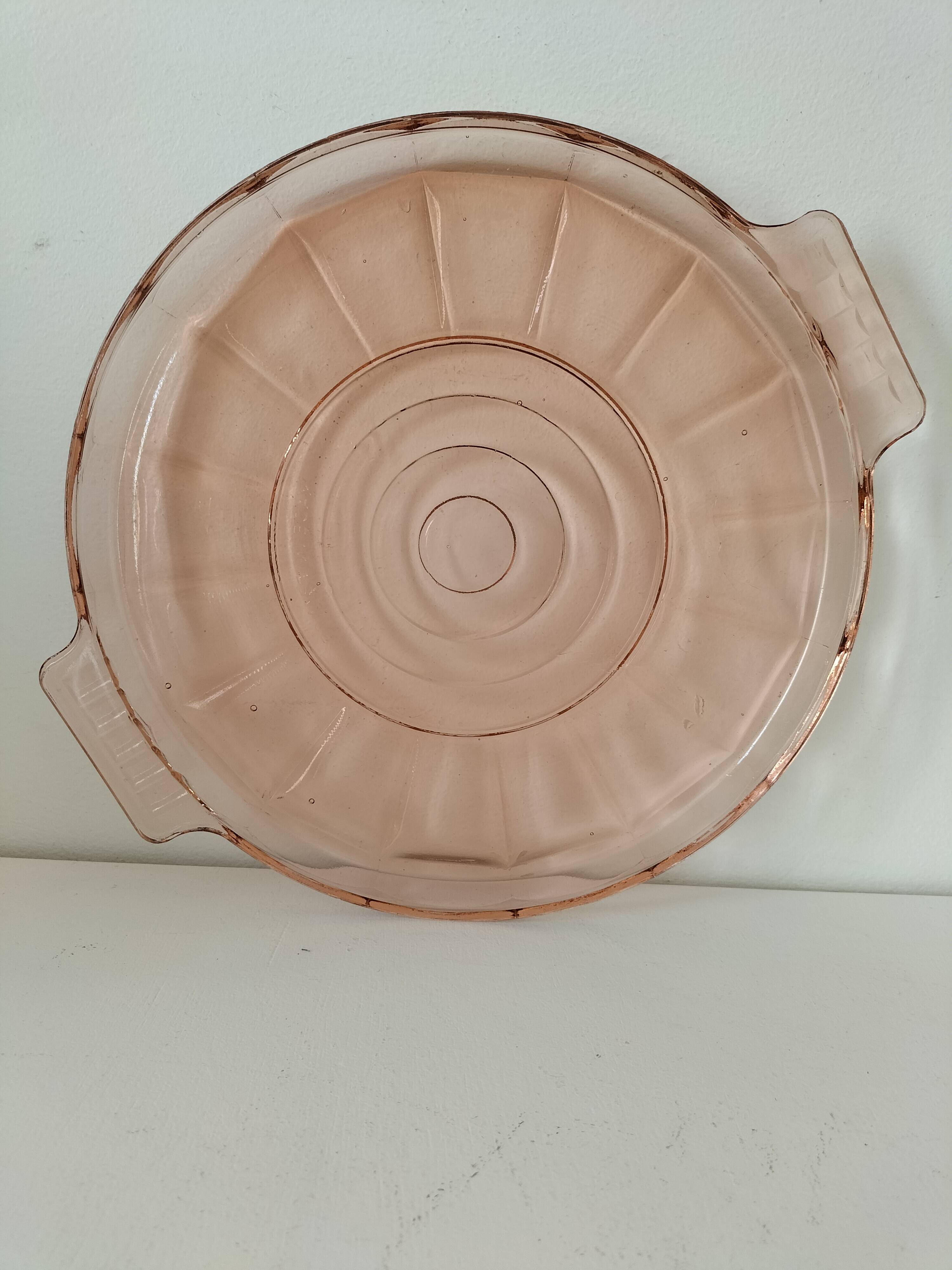 Pressed glass dish