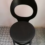 Baumann "seagull" gray velvet chair