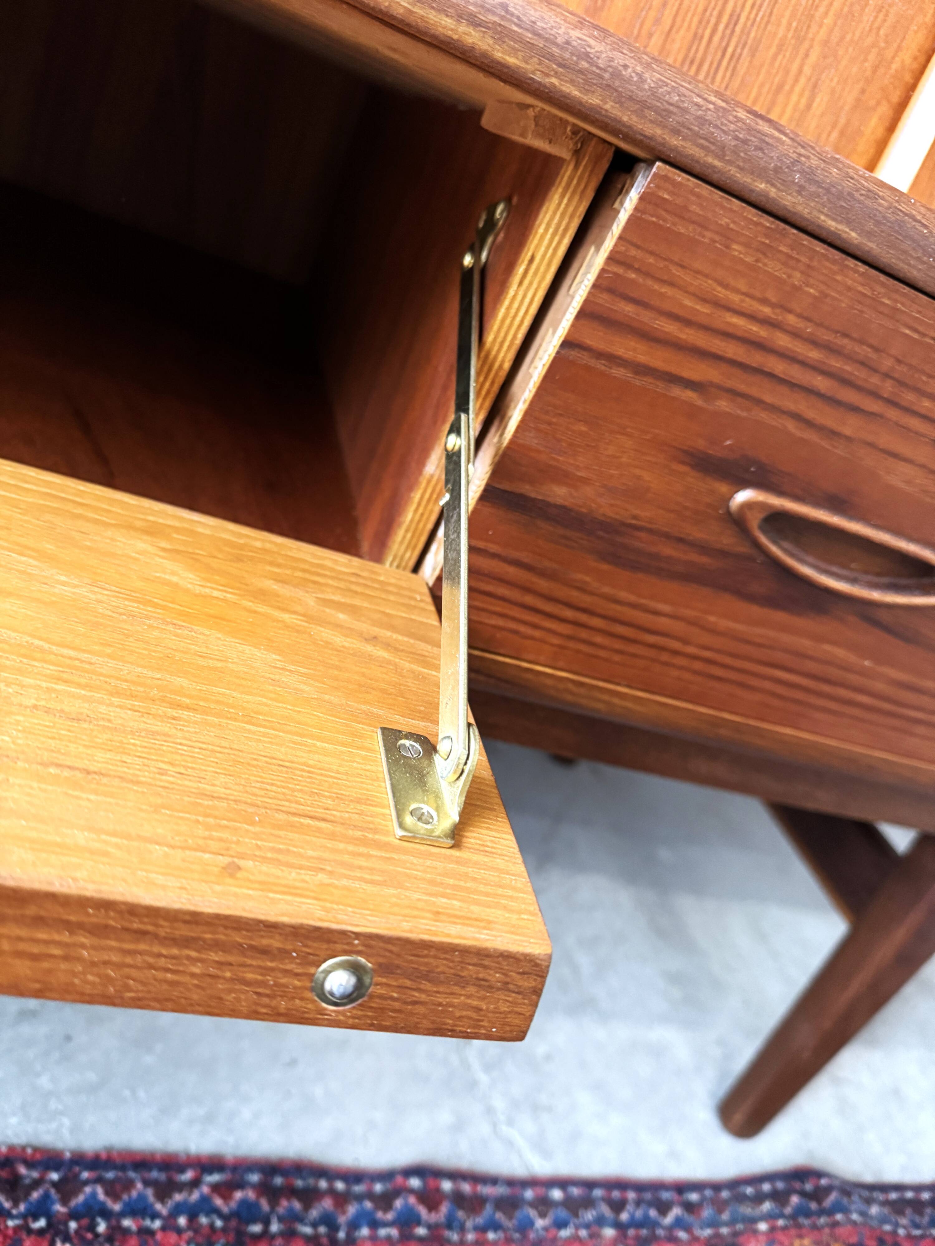 Teak Sideboard, Denmark 1960s/1970s, Mid-C Modern, Vintage