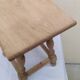 Old vintage sandblasted stool