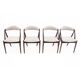 A set of chairs by Kai Kristiansen from the 1960s, Denmark, model 31.