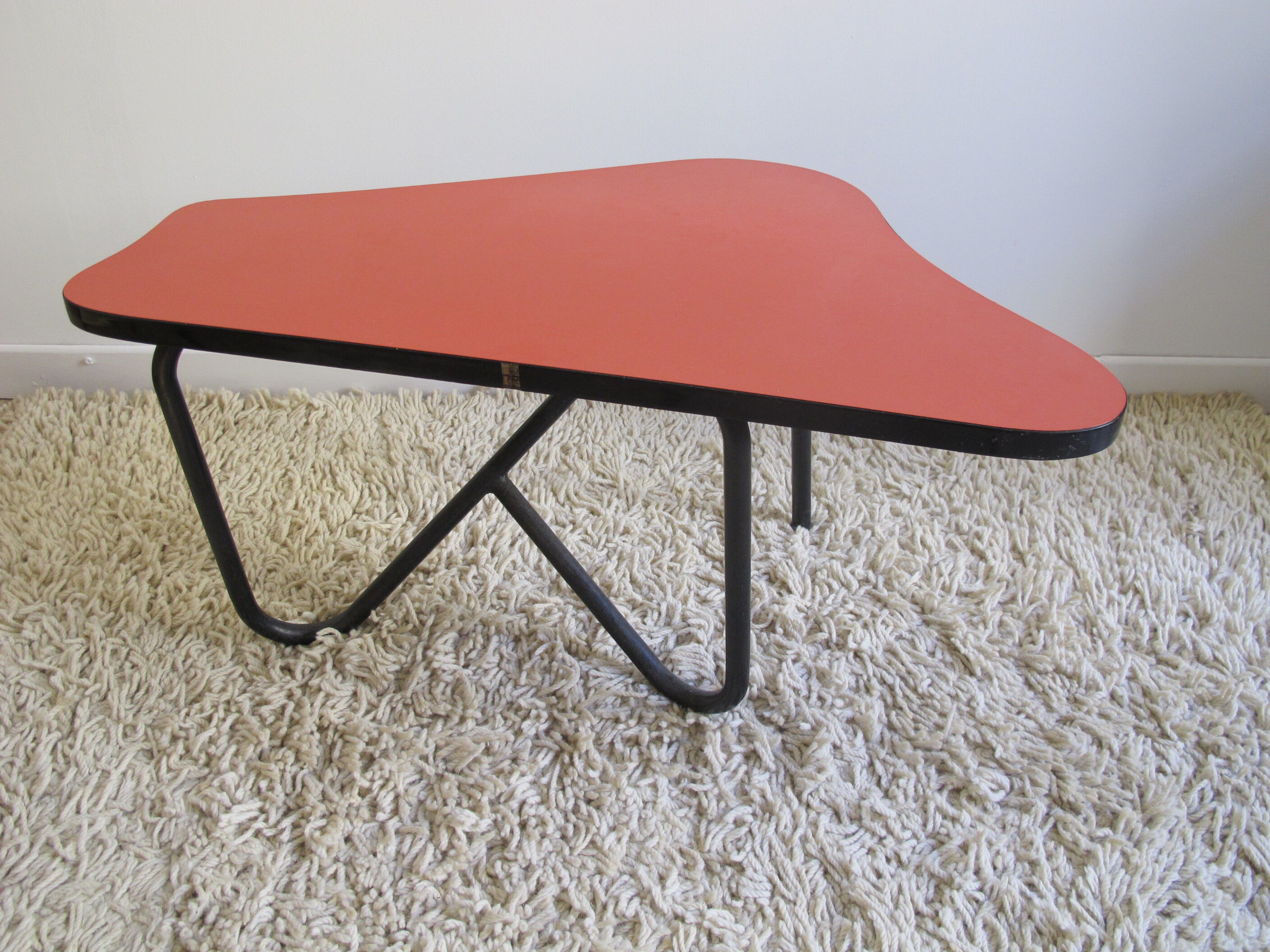 1960s free form kidney coffee table