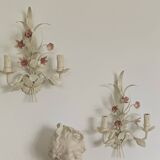 Shabby chic wall lights
