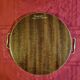 round service tray in Italian marquetry