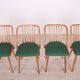 Green Dining Chairs by Antonín Šuman for Ton, 1960