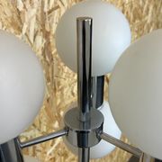 Lampadaire métal verre