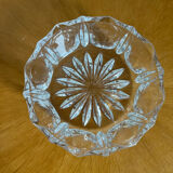 Vintage cut glass pocket empty cup 1950