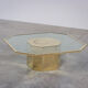 Octagonal coffee table Jenazi Jonckers circa 1980