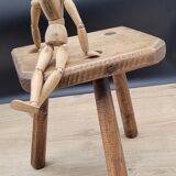 Tripod stool rectangle corners cut corners