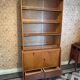 Mid-century vintage asymmetrical display cabinet