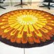 Tapis rond Desso années 70