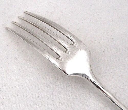 Christofle Baguette marine silver-plated cutlery, 16 dessert forks.