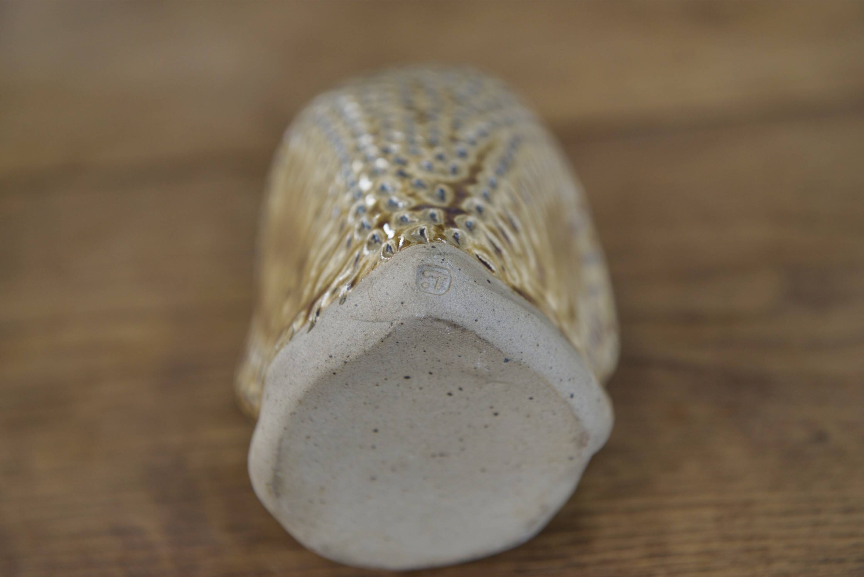 Glazed stoneware owl by Judy Taylor