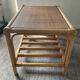 Rattan coffee table from the 70s