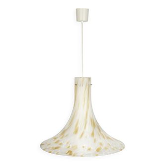 glass pendant by Peill & Putzler, Germany, 1970s