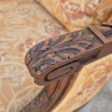Chaise longue decorated with butterflies in Louis XVI style from the Napoleon III period