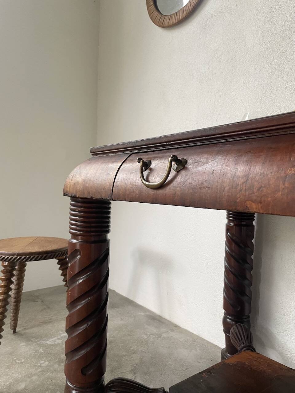 Bureau console acajou 1900