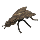 Cendrier en métal en forme de mouche, années 50