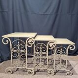 3 nesting tables in iron