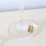 Set of 3 wine glasses, crystal