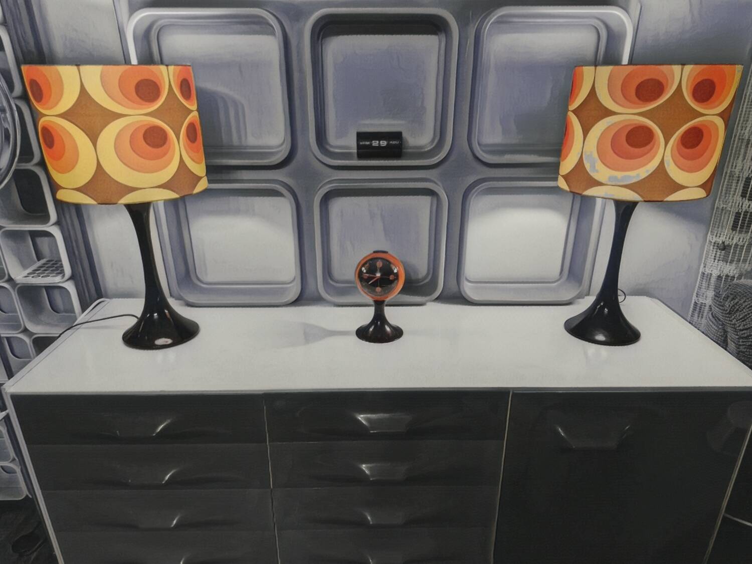 Pair of Paloma Habitat Vintage 80s Lamps