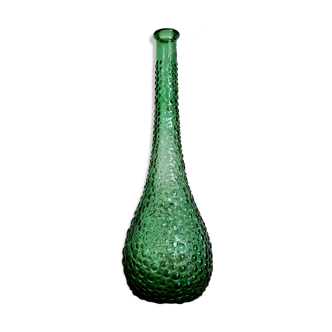 Old Italian vase with green bubbles