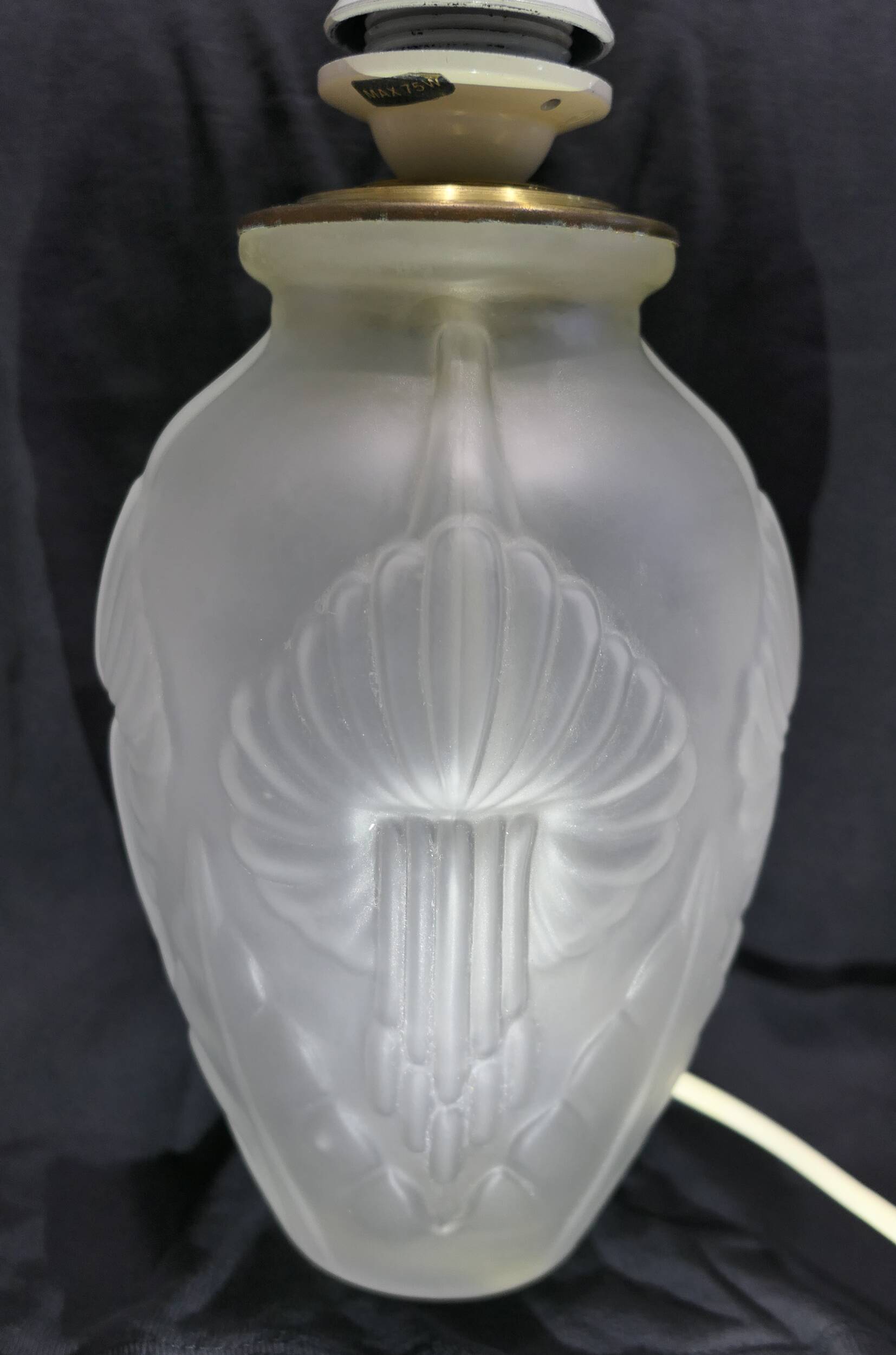 Rare table lamp base Maison Le Dauphin 1960-70