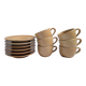 Vintage village stoneware mugs