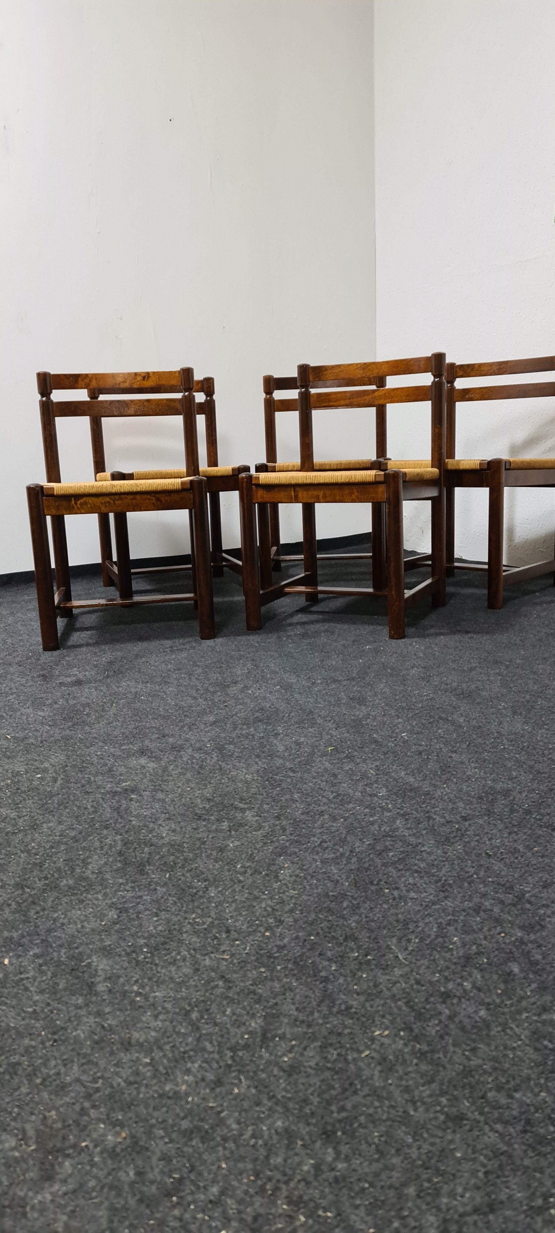 Set of 5 vintage dining chairs by Asko Finland