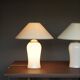 Murano Glass Table Lamps Model Tschung by Ingo Maurer for M Design, 1970s