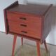 60s compas feet bedside table