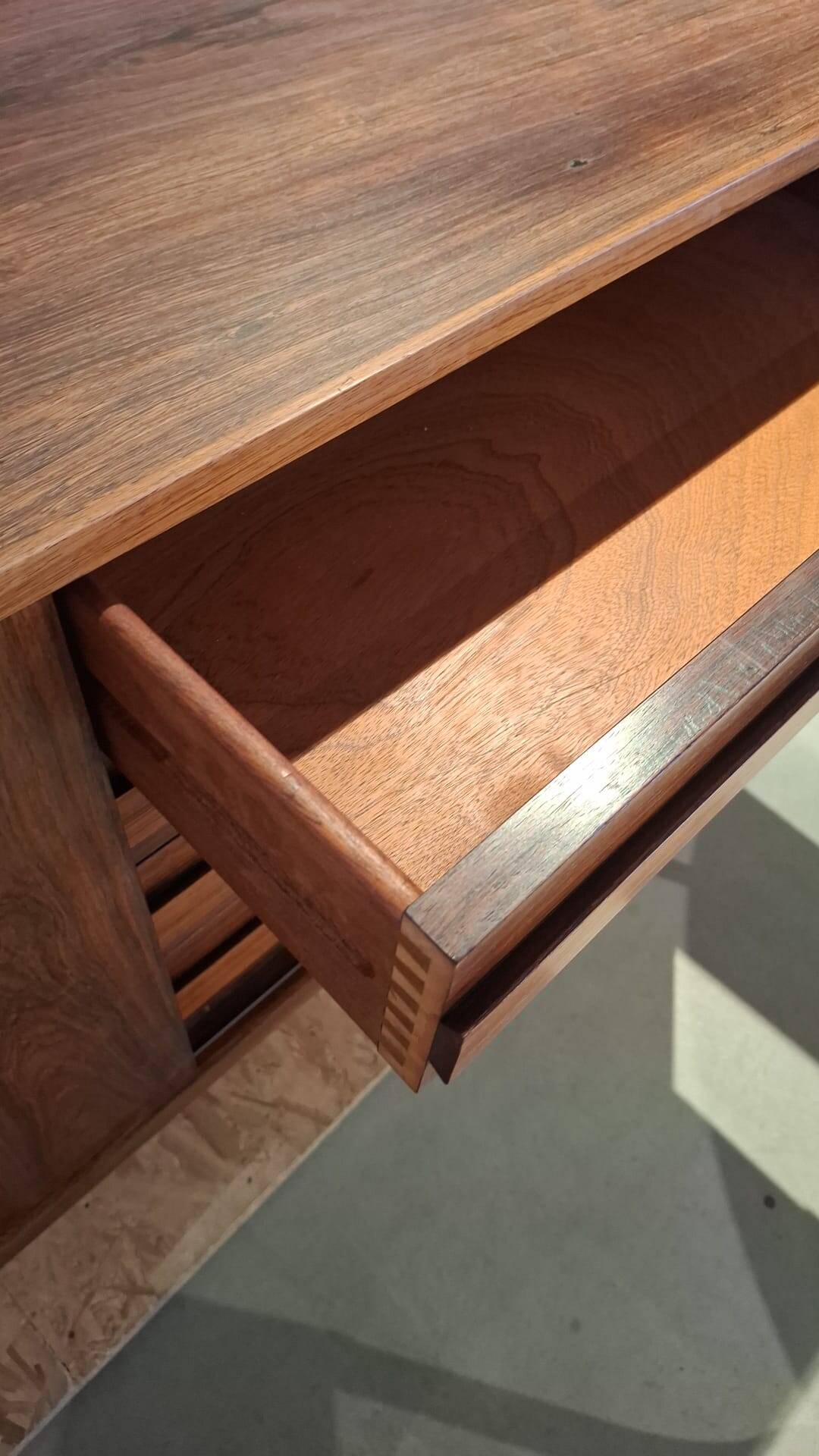 Danish sideboard from the 1960s in rosewood – sliding doors and drawers