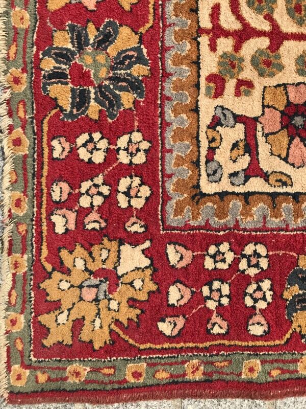 Ancient French rug   handmade 200x 300cm