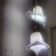 Murano calla lily cascade chandelier