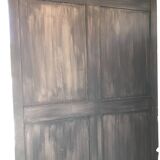 Vintage cabinet repainted in grey