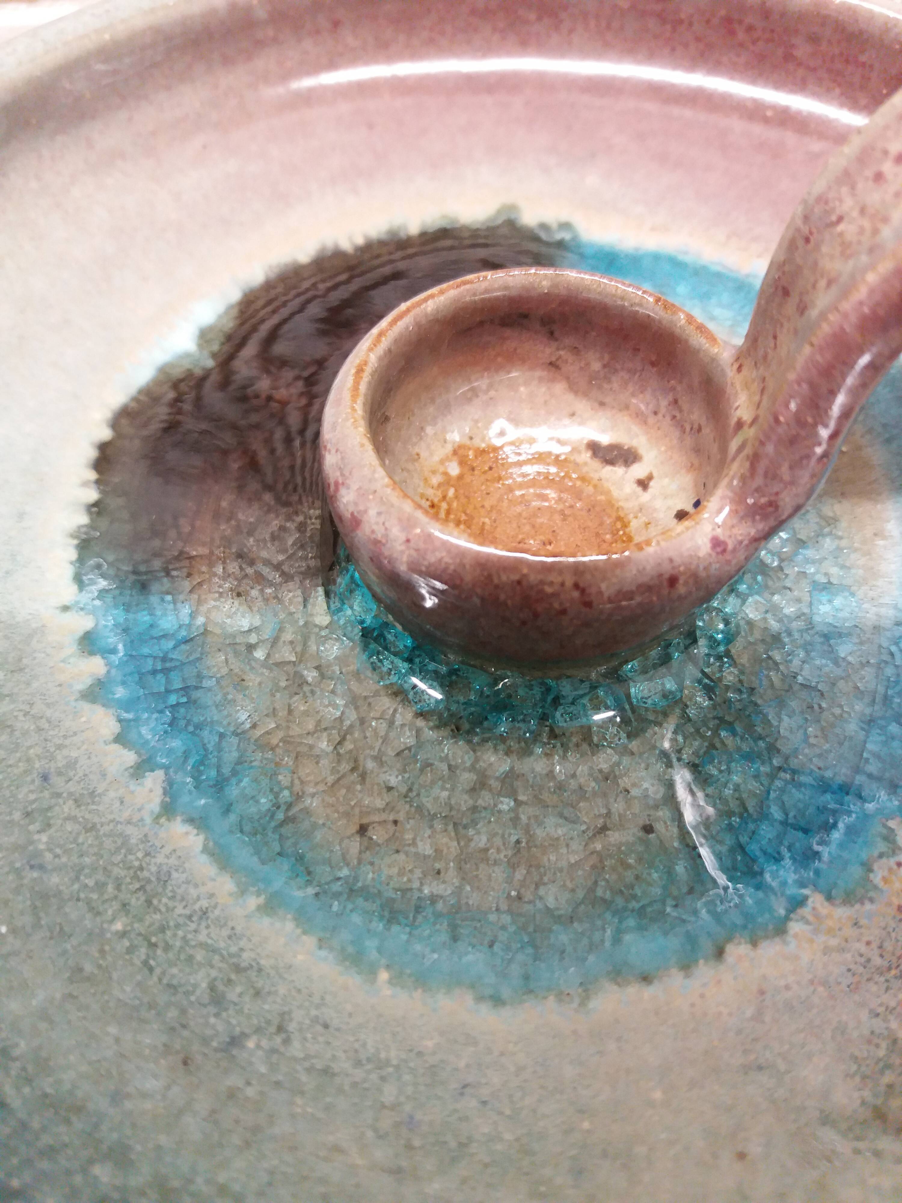 Ceramic cellar rat candlestick