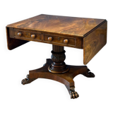 Table de canapé en acajou anglais du XIXe siècle