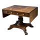 Table de canapé en acajou anglais du XIXe siècle