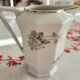 Vintage milk jug Limoges France floral decoration